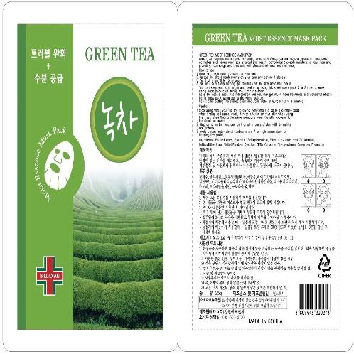 KOREA ATTICELL GREEN TEA MOIST ESSENCE MASK PACK
